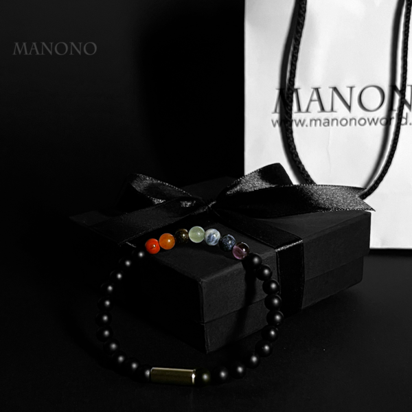 7 Chakras Premium Bracelet 6mm - Imagen 2
