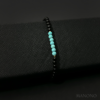 Minimalist Onyx & Turquoise Bracelet