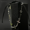Minimalist Stainless Steel Cross Bracelet