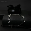 Minimalist Stainless Steel Cross Bracelet