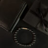 Obsidian & Lava rock Bracelet