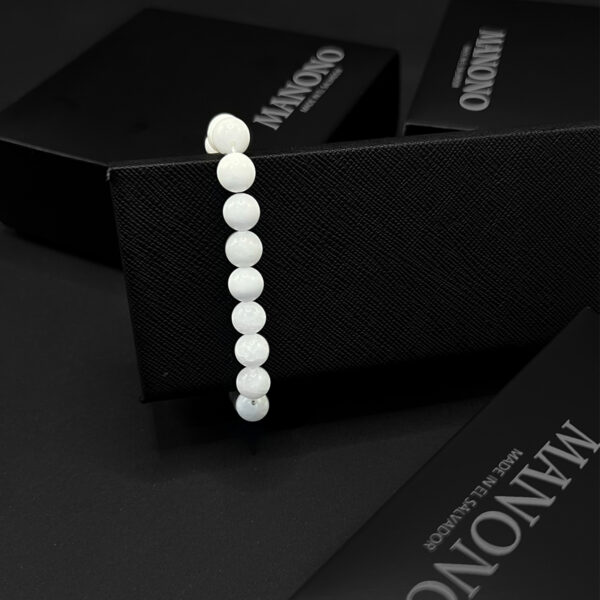 White Agate Premium Bracelet - Imagen 2