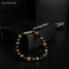 Hematite & Gemstone Bracelet
