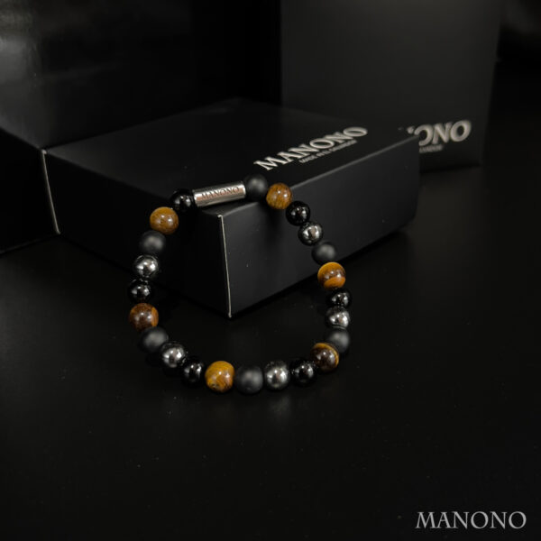 Hematite & Gemstone Bracelet - Imagen 7
