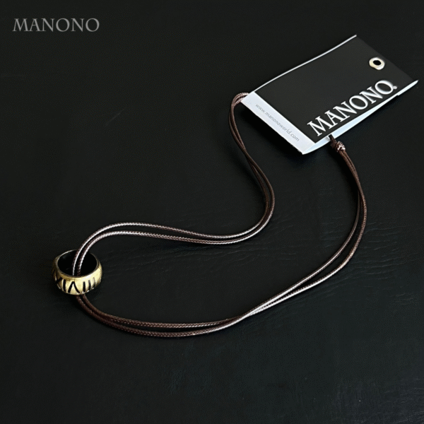 Bronze Ring Necklace