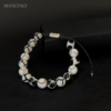 White Agate Bracelet 10mm