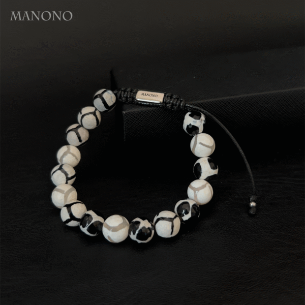 White Agate Bracelet 10mm