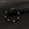 10_modelo_01 Black & Tibetan Agate Bracelet