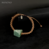 Rustic Green Quartz Bracelet