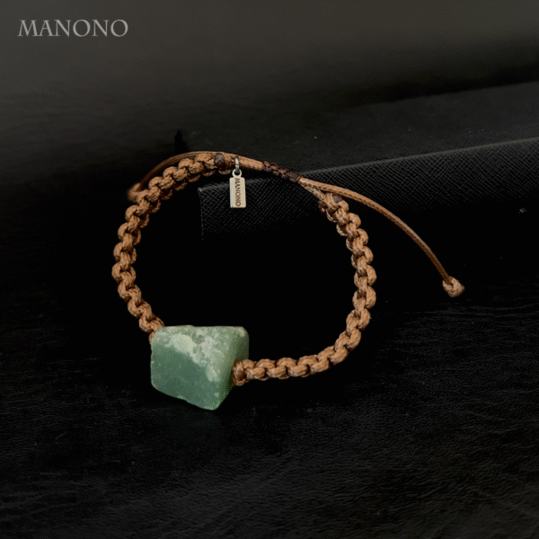 Rustic Green Quartz Bracelet