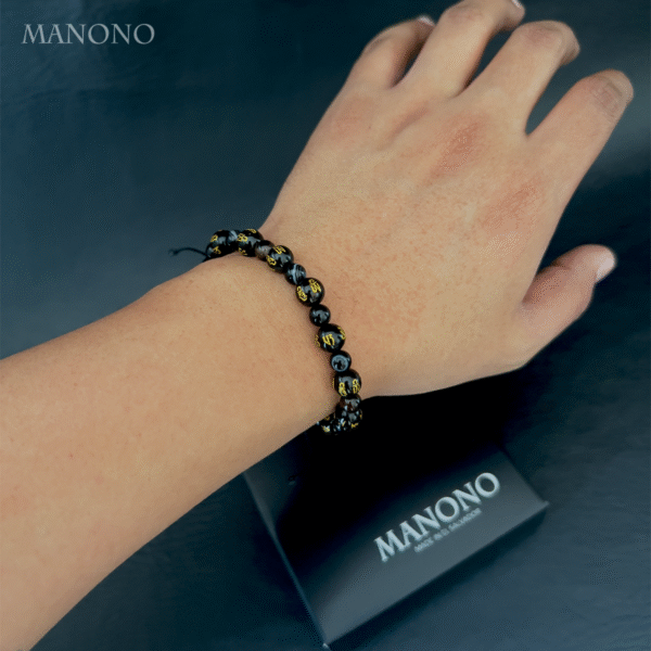 Black & Gold Bracelet - Imagen 2