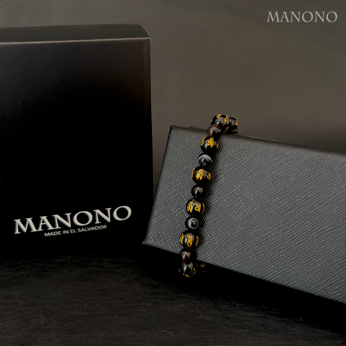Black & Gold Bracelet - Imagen 3