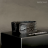 2025_10_15_manono_29 Black Tilapia Leather Bracelet