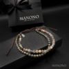 2026_02_05_manono_25 GOLDEN CORE – Pyrite & Lodolite Double Line Bracelet