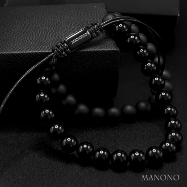 SAME SOUL – Dual Onyx 8 mm Bracelet