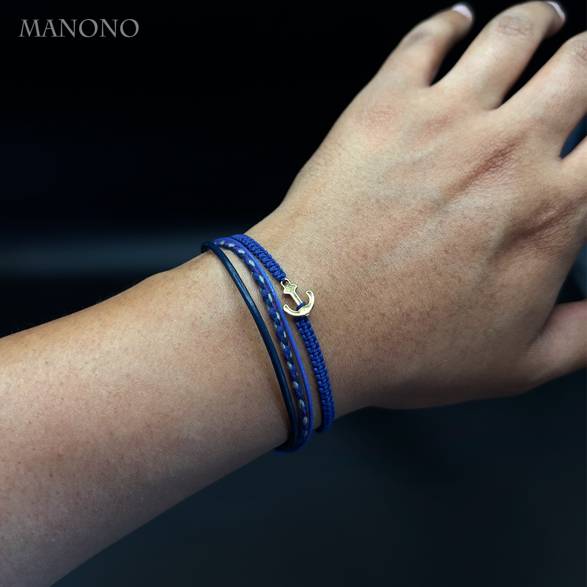 Duo Anchor & Blue Bracelets - Imagen 2