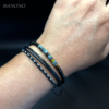Duo Black Onyx Bracelets