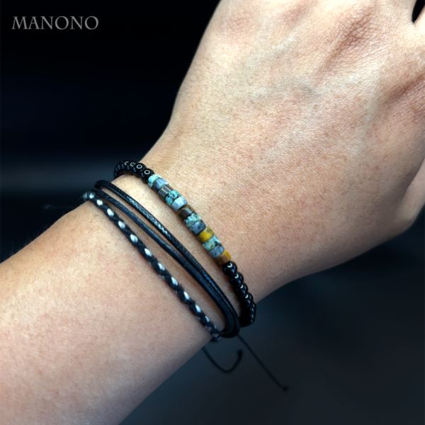 Duo Black Onyx Bracelets