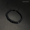 Onyx & Black Agate Bracelet