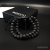 2026_02_02_manono08 Lava Rock Dual Onyx 8 mm Bracelet