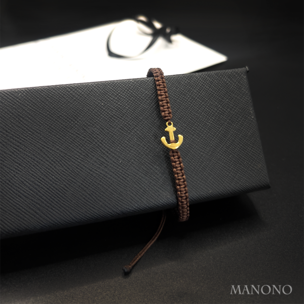 Minimalist Mini Gold Anchor Bracelet
