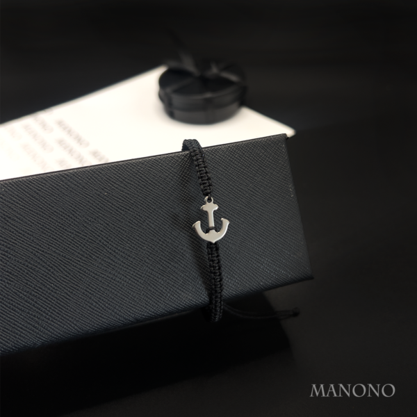 Minimalist Silver Anchor Bracelet