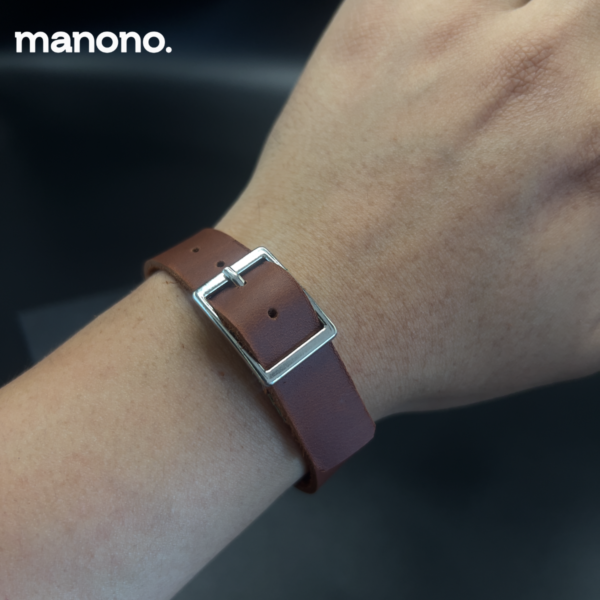 2 Leather Brown Bracelets